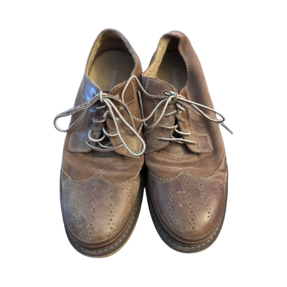 Sorel Men's Madson Lace Wingtip Shoes Chipmunk Nutmeg Size 9
